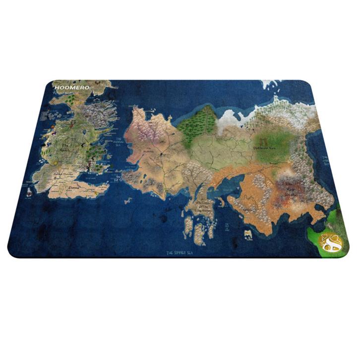 ماوس پد هومرو طرح نقشه جهان مدل A1706 Hoomero World Map A1706 Mousepad